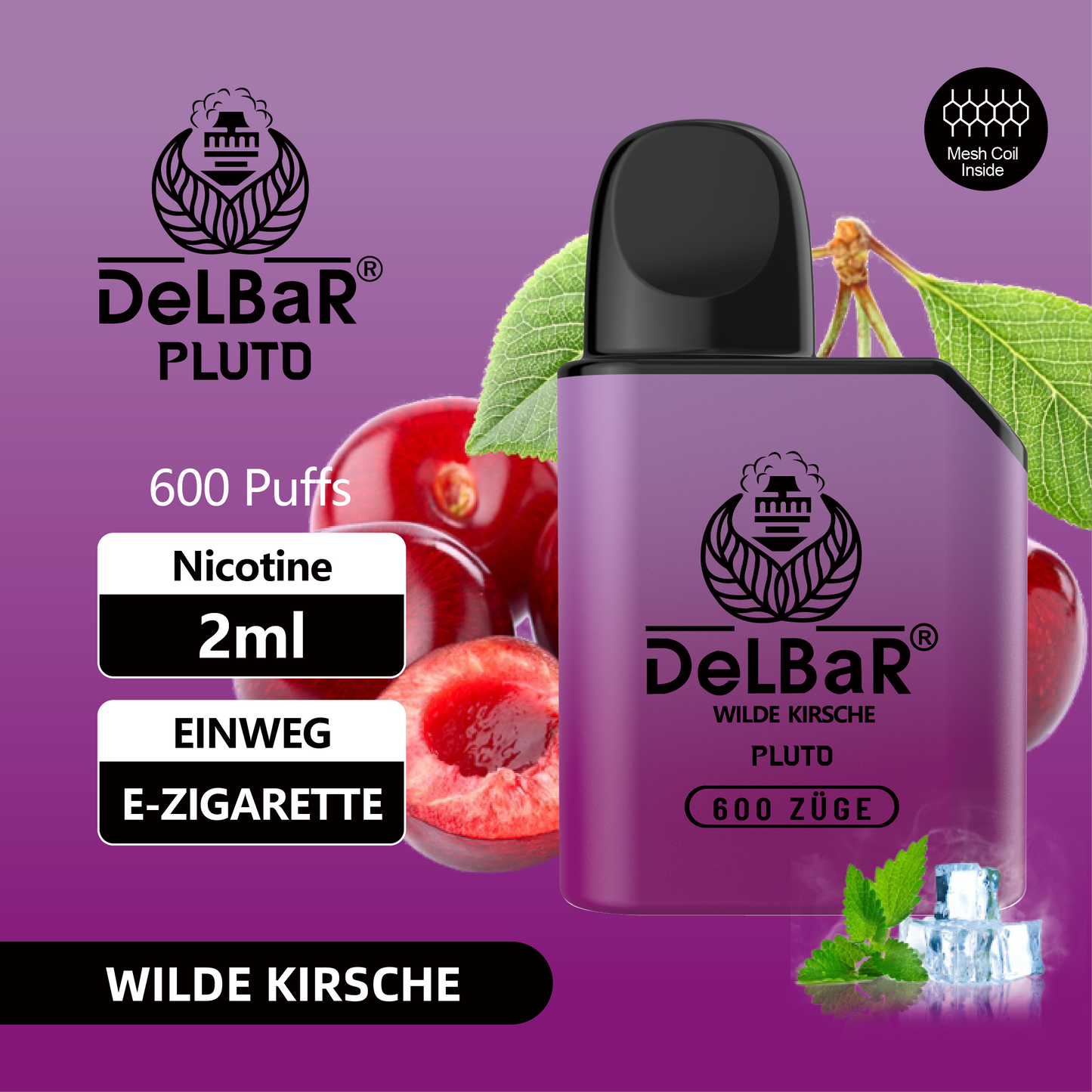 DeLBaR PLUTO Wilde Kirsche