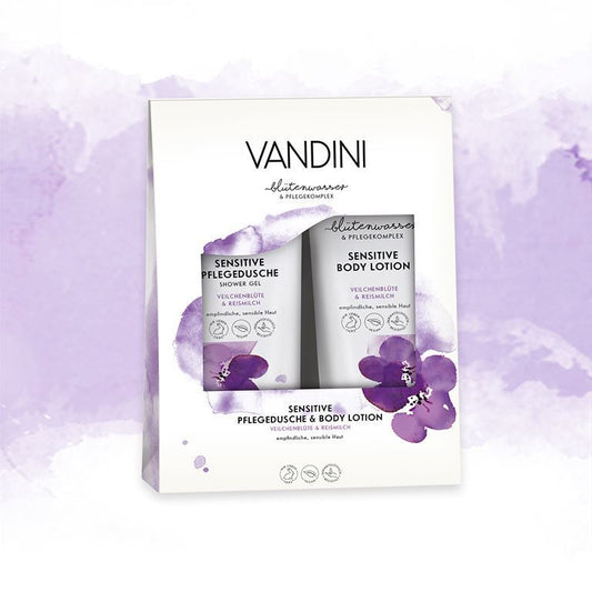 DUO GESCHENK-SET Vandini Sensitive Pflegedusche & Bodylotion (37)