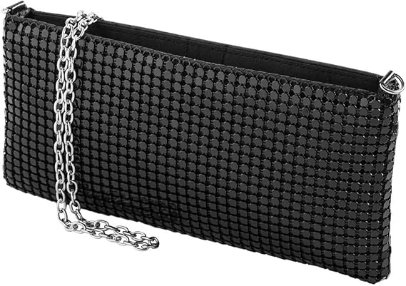 cecilia&bens 20er Jahre Clutch | Damen Umhängetasche klein mit Pailletten inkl. Handschlaufe | mini Tasche in 3 Farben