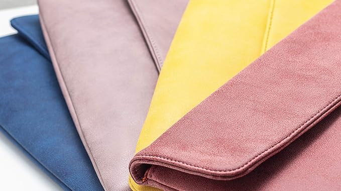 cecilia&bens Elegante Damen Clutch Handtasche | Abendtasche | Schminktasche kleine Tasche 100% Vegan in 7 verschiedenen Farben