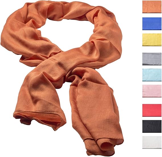 9er Pack cecilia&bens XXL Tücher Uni in 9 verschieden Farben als Set| Schal Accessoire