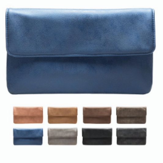 cecilia&bens Elegante Damen Clutch Handtasche | Abendtasche | Schminktasche kleine Tasche 100% Vegan in 7 verschiedenen Farben