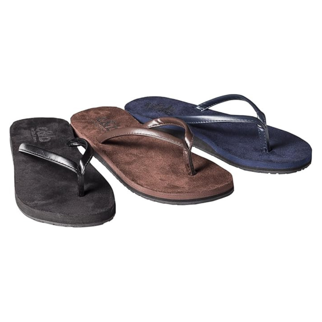 cecilia&bens Flip Flops aus Wildleder unisex für Damen & Herren mit hohem Tragekomfort