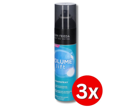 3er Pack JOHN FRIEDA Volume Lift Haarspray 250ml (106)