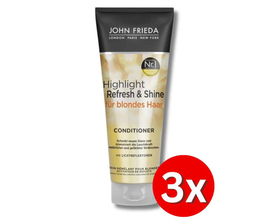 3er Pack John Frieda Highlight Refresh & Shine Conditioner 250ml (83)