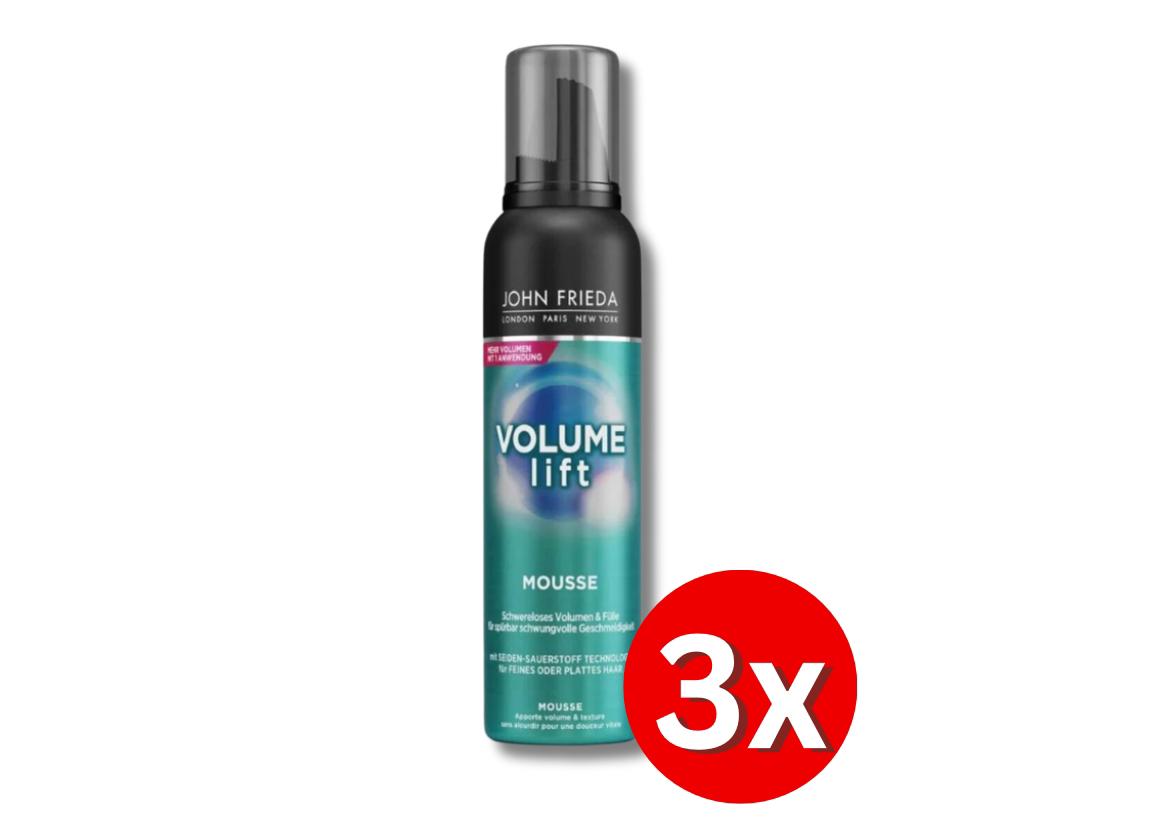 3er Pack JOHN FRIEDA Volume Lift Mousse 200ml (191)