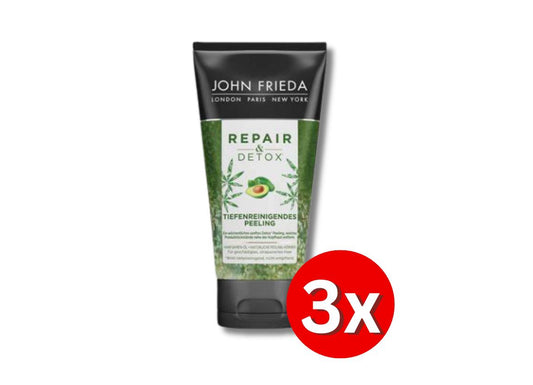 3er Pack John Frieda Repair & Detox Peeling 150ml (117)