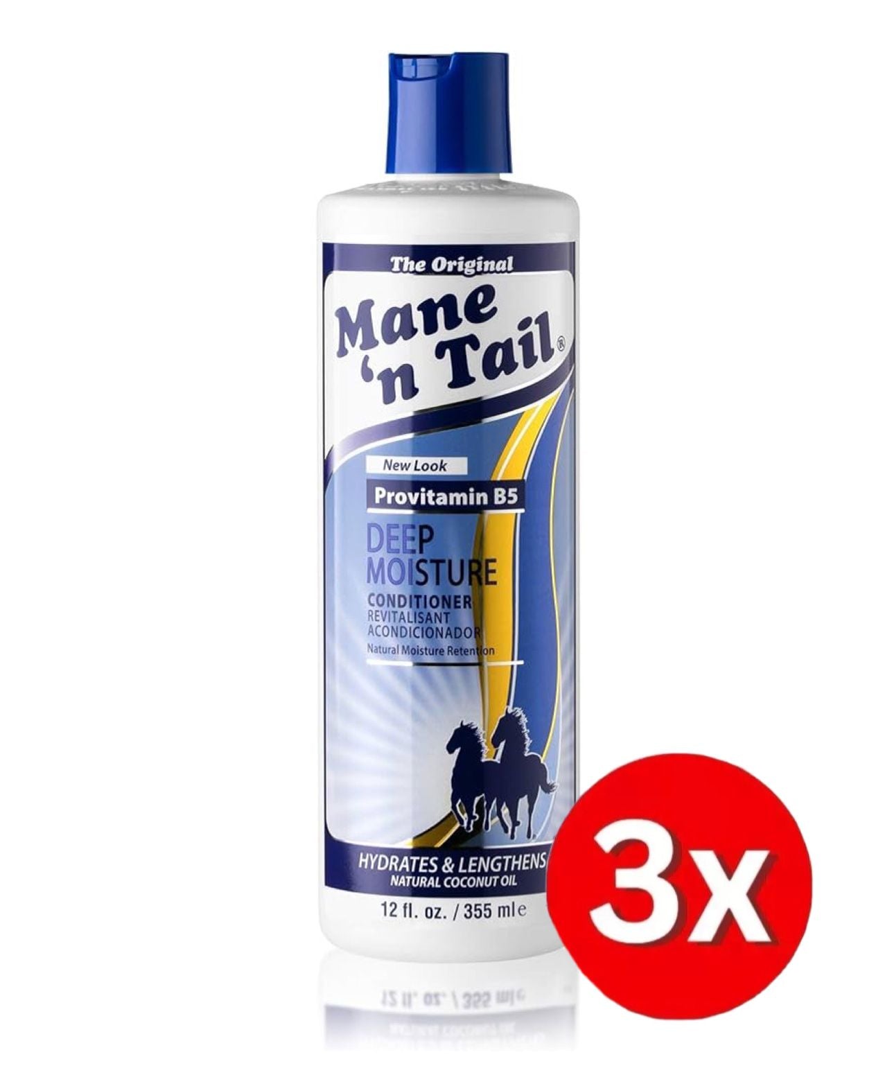 3er Pack MANE 'N TAIL 355ml (fünf verschiedene Pflegeprodukte)