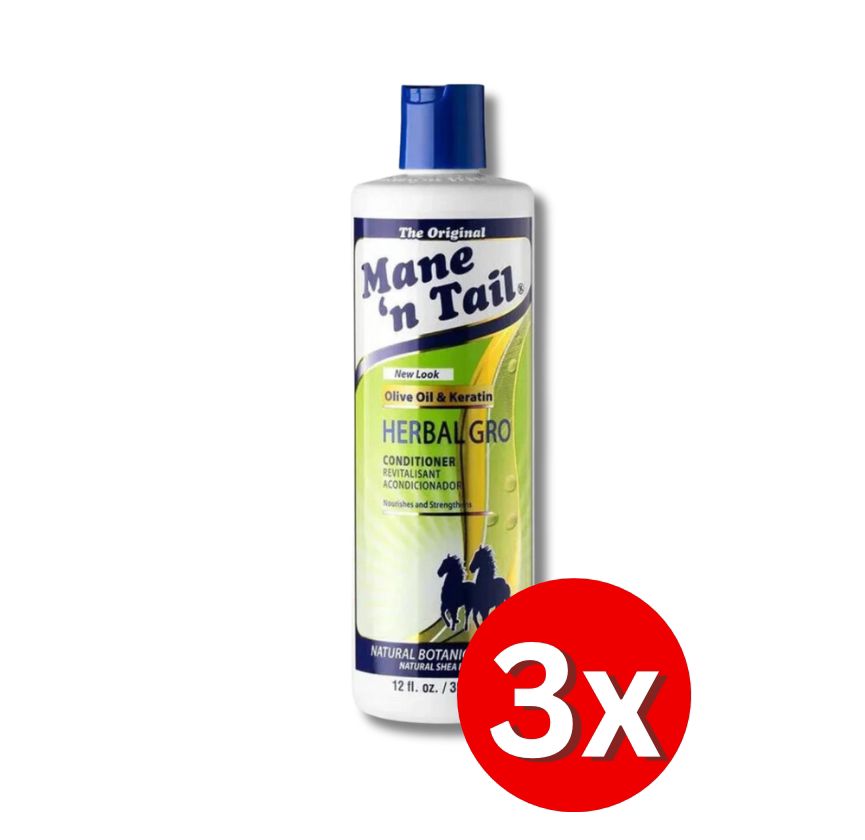 3er Pack MANE 'N TAIL 355ml (fünf verschiedene Pflegeprodukte)