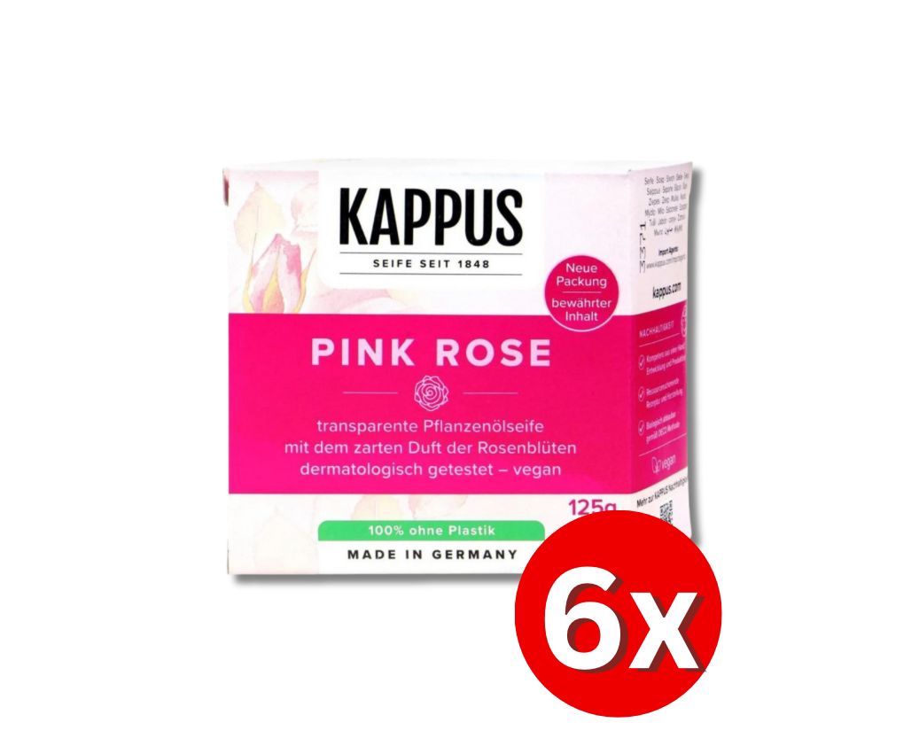 6er Pack Kappus Seife 125g (drei verschiedene Düfte)