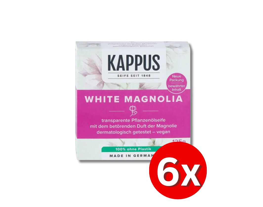 6er Pack Kappus Seife 125g (drei verschiedene Düfte)
