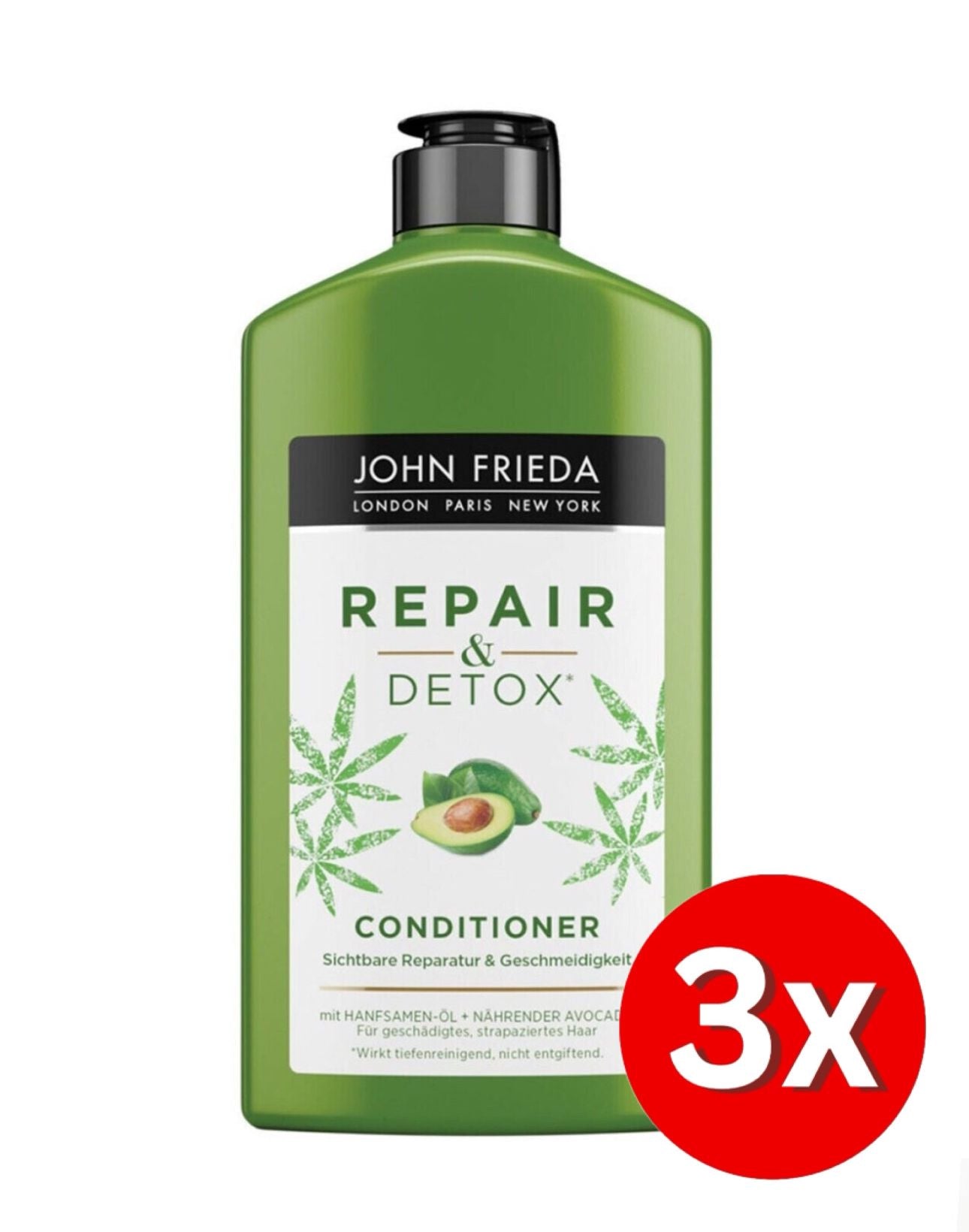 John Frieda Packs  Repair & Detox Shampoo Conditioner Masque Peeling 50ml 150ml 250ml