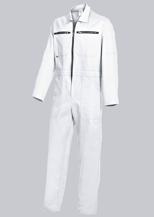 BP® Basic-Overall aus Baumwolle weiß